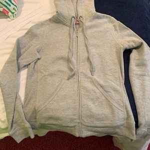 Grey juicy couture zip up sweatshirt